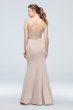 Lace and Stretch Crepe V-Neck Bridesmaid Dress F19978