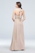 Halter Ruched Waist Georgette Bridesmaid Dress F19998