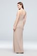 One-Shoulder Chiffon Bridesmaid Dress with Cascade F20011