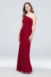 One-Shoulder Chiffon Bridesmaid Dress with Cascade F20011