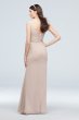 V-Neck Tank Chiffon Cascade Bridesmaid Dress F20012