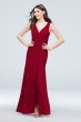 V-Neck Tank Chiffon Cascade Bridesmaid Dress F20012