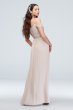 Off-the-Shoulder Georgette Wrap Bridesmaid Dress F20038