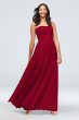 Strapless Mesh Cross Waist Bridesmaid Dress F20051