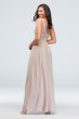 Lace and Mesh V-Neck Bridesmaid Dress F20057