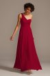 One-Shoulder Full Skirt Bridesmaid Dress F20062