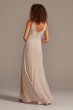 Pleated Tank Stretch Crepe Bridesmaid Dress F20104