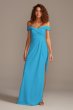 Off-the-Shoulder Stretch Crepe Bridesmaid Dress F20106