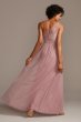 One-Shoulder Embroidered Soft Net Bridesmaid Dress F20121