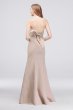 Strapless Faille Mermaid Bridesmaid Dress with Bow OC290033