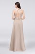 Crystal Necklace Faille A-Line Bridesmaid Dress OC290034