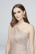 Satin Crepe One-Shoulder Bridesmaid Dress OC290063