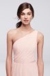Side-Ruched One-Shoulder Bridesmaid Dress POB17003