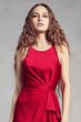 Charmeuse and Chiffon Bridesmaid Dress with Ruffle VW360340