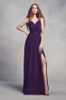Charmeuse and Chiffon Bridesmaid Dress VW360345
