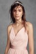 Short Chiffon Bridesmaid Dress with Cascade Skirt VW360399
