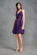 Short Chiffon Bridesmaid Dress with Cascade Skirt VW360399