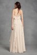 Chiffon High-Neck Bridesmaid Dress with Tie Back VW360409