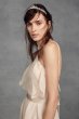 Chiffon High-Neck Bridesmaid Dress with Tie Back VW360409