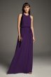 Georgette-Over-Charmeuse Blouson Bridesmaid Dress VW360434