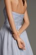 Textured Organza A-Line Bridesmaid Dress VW360441