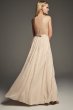 One-Shoulder Charmeuse Chiffon Bridesmaid Dress VW360460