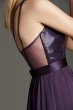 Sequin and Chiffon One-Shoulder Bridesmaid Dress VW360460S