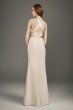 Pleated Cross-Back Double Cloth Bridesmaid Dress VW360468