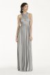 Long Jersey Style-Your-Way 2 Tie Bridesmaid Dress W10502