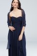 Strapless Crinkle Chiffon Dress with Cascade Skirt W10840