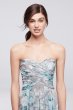 Crinkle Chiffon Dress with Cascading Skirt W10840P