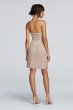 Short Strapless Mesh Dress with Sweetheart Neck W10953