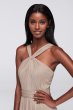 Long Y-Neck Mesh Dress W11173