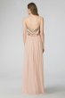 Paige V-Neck Sequin and Chiffon Bridesmaid Dress Donna W2444MDB