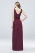 Mesh and Sequin Lace Dress with Pleated Waist W60082