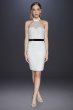 Pearl and Crystal High-Neck Short Wedding Dress 1811C6021X