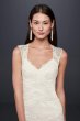 Layered Lace Short Dress with Keyhole Back 182448