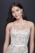 Paisley Lace Illusion Sheath Dress with Sheer Hem 184146DB