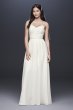 Beaded Ballerina Bodice Soft Chiffon Sheath Dress 184288DB