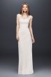 Lace Applique Illusion Mesh Sheath Dress 184336DB