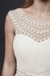 Beaded Sheath Wedding Dress with Illusion Mesh 184645DB