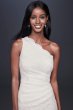 Scalloped One-Shoulder Lace Mini Dress 184781DB
