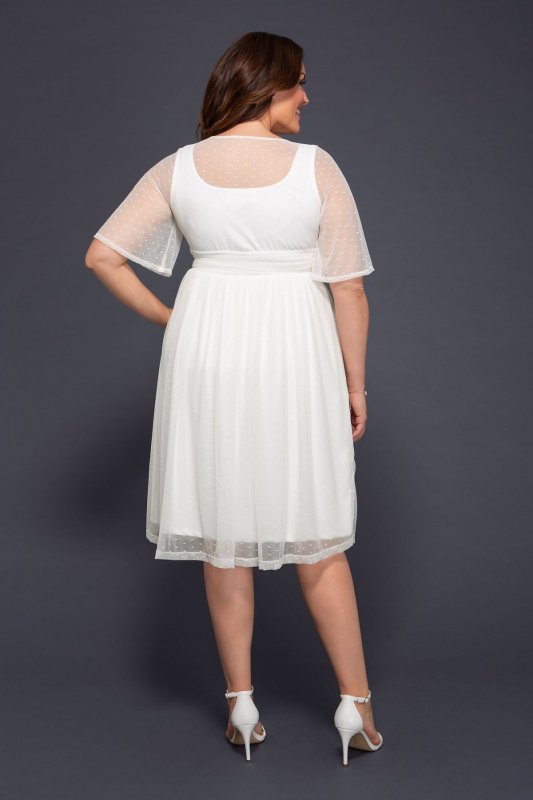 Stars A-Line Plus Size Wedding Dress 19183601