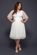 Stars A-Line Plus Size Wedding Dress 19183601