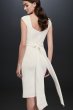 Cap Sleeve Short Jersey Dress with Back Tie 262552