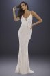 Danika Floral Beaded Sheath Wedding Dress 29892