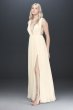 Allegra Deep-V Pleated Dress4B450101FM