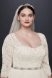 Plus Size Beaded Lace Wedding Dress 4XL8CWG731