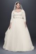 Plus Size Beaded Lace Wedding Dress 4XL8CWG731