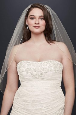 Lace Plus Size Wedding Dress with Side Split Collection 4XL9NTYP3344